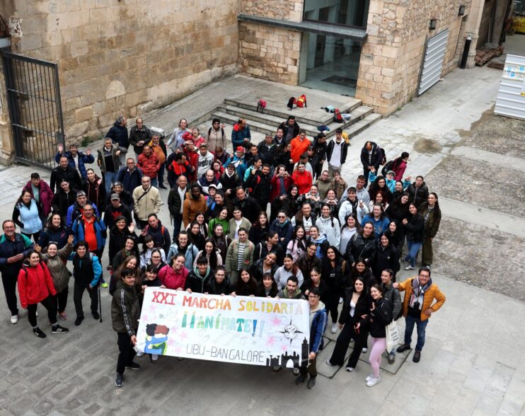 La marcha solidaria del proyecto UBU-Bangalore cumple 21 ediciones