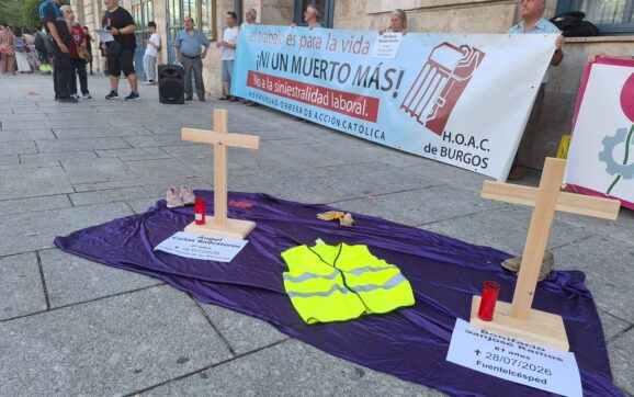 La HOAC reclama más prevención tras recordar a las víctimas de los accidentes laborales