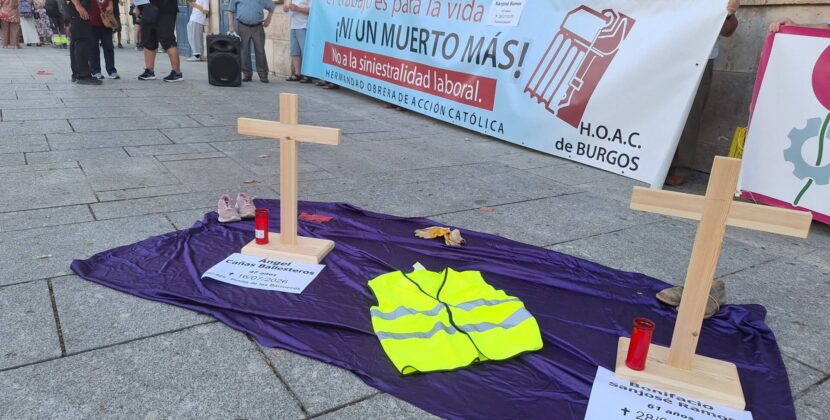 La HOAC reclama más prevención tras recordar a las víctimas de los accidentes laborales