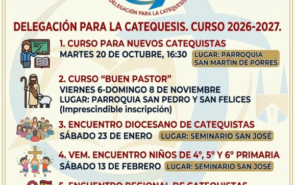 Nuevas Convocatorias para Formación de Catequistas en España