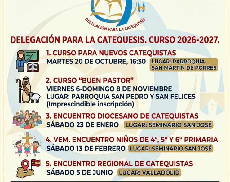 Nuevas Convocatorias para Formación de Catequistas en España