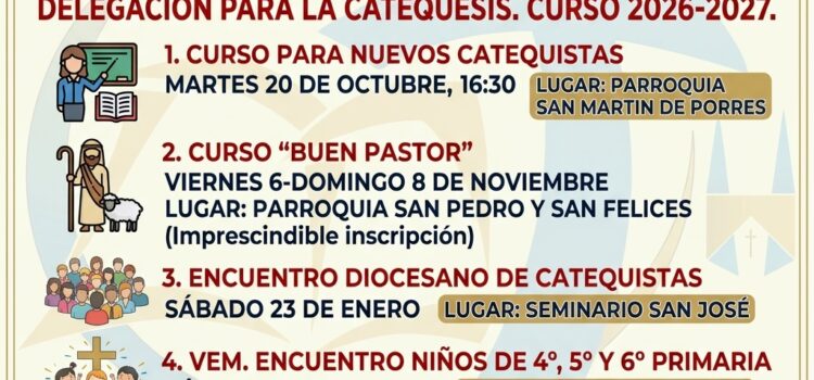 Nuevas Convocatorias para Formación de Catequistas en España