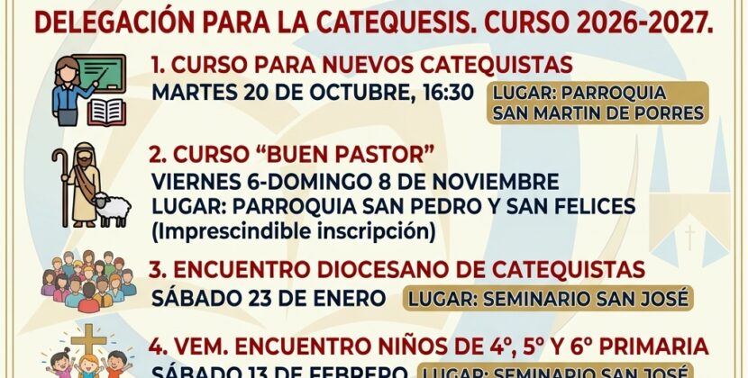 Nuevas Convocatorias para Formación de Catequistas en España